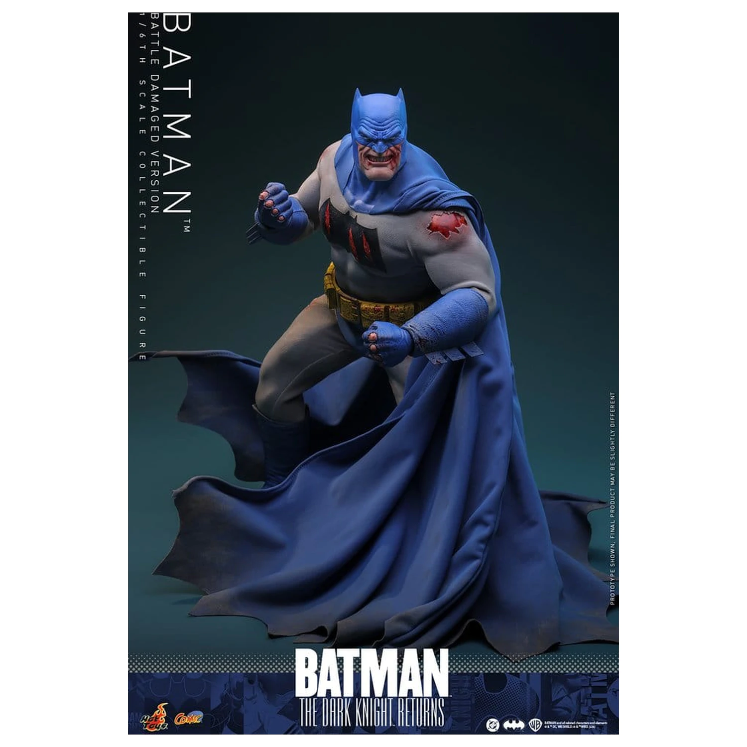 Batman: The Dark Knight Returns Comic Masterpiece Action Figure 1/6 Batman (Battle Damaged Version) 32 cm product photo