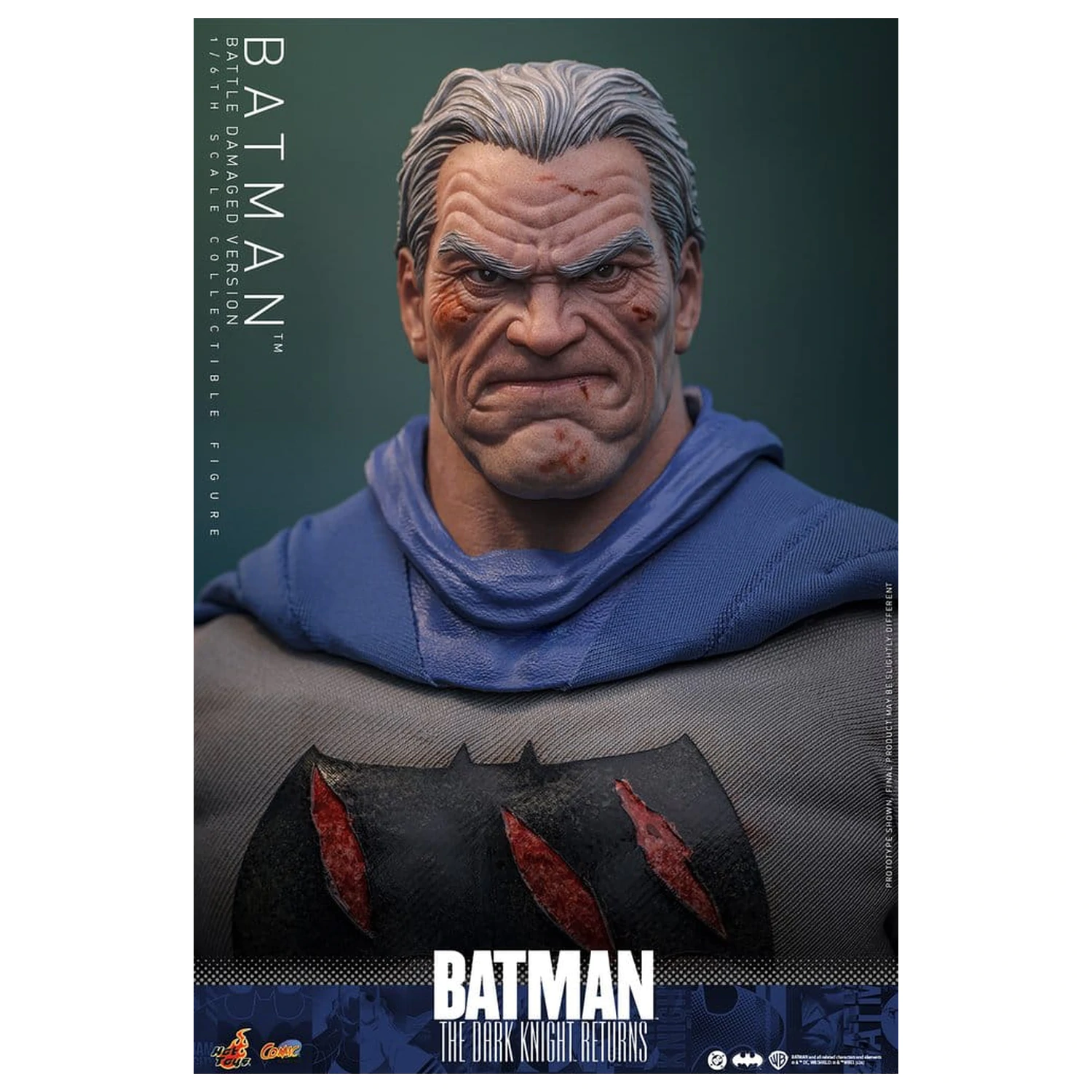 Batman: The Dark Knight Returns Comic Masterpiece Action Figure 1/6 Batman (Battle Damaged Version) 32 cm product photo