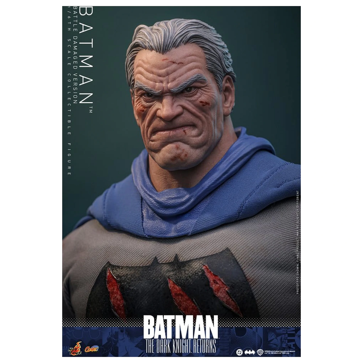 Batman: The Dark Knight Returns Comic Masterpiece Action Figure 1/6 Batman (Battle Damaged Version) 32 cm product photo