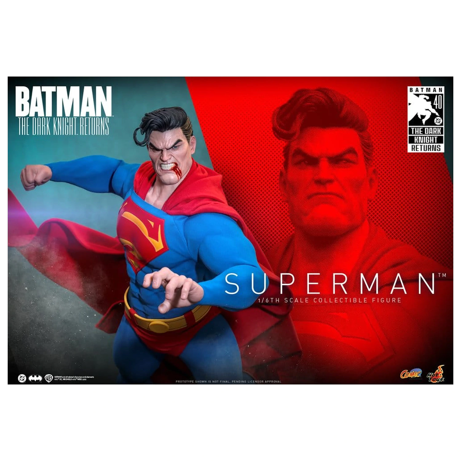 Batman: The Dark Knight Returns Comic Masterpiece Action Figure 1/6 Superman 34 cm product photo