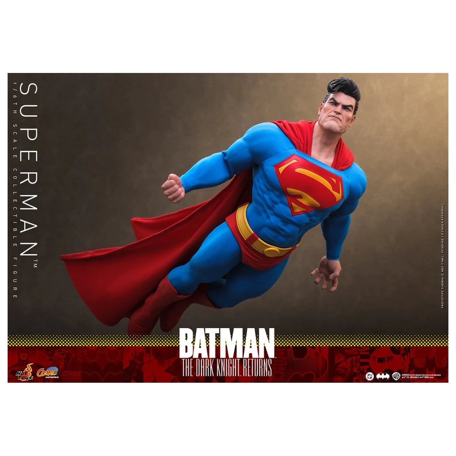 Batman: The Dark Knight Returns Comic Masterpiece Action Figure 1/6 Superman 34 cm product photo