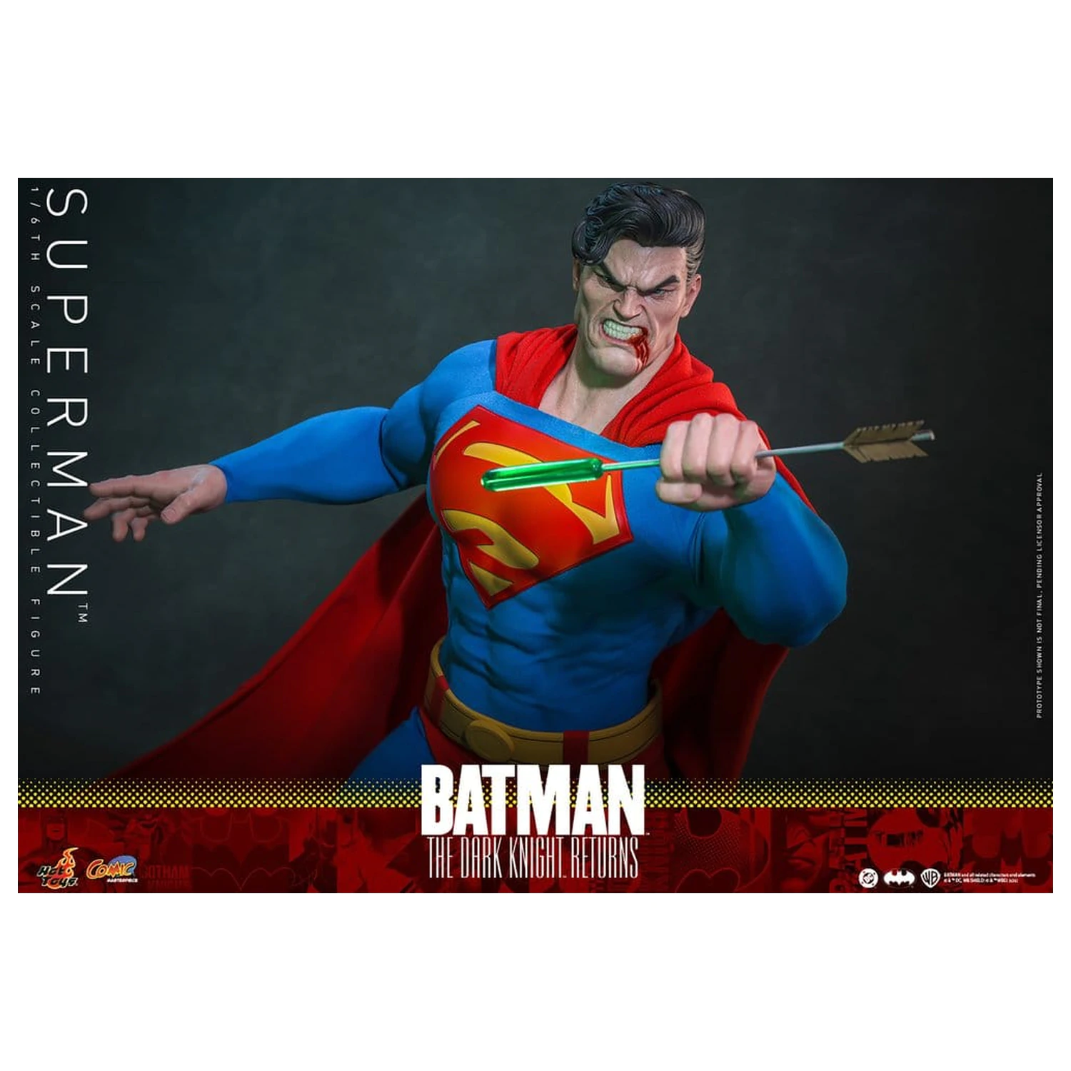 Batman: The Dark Knight Returns Comic Masterpiece Action Figure 1/6 Superman 34 cm product photo