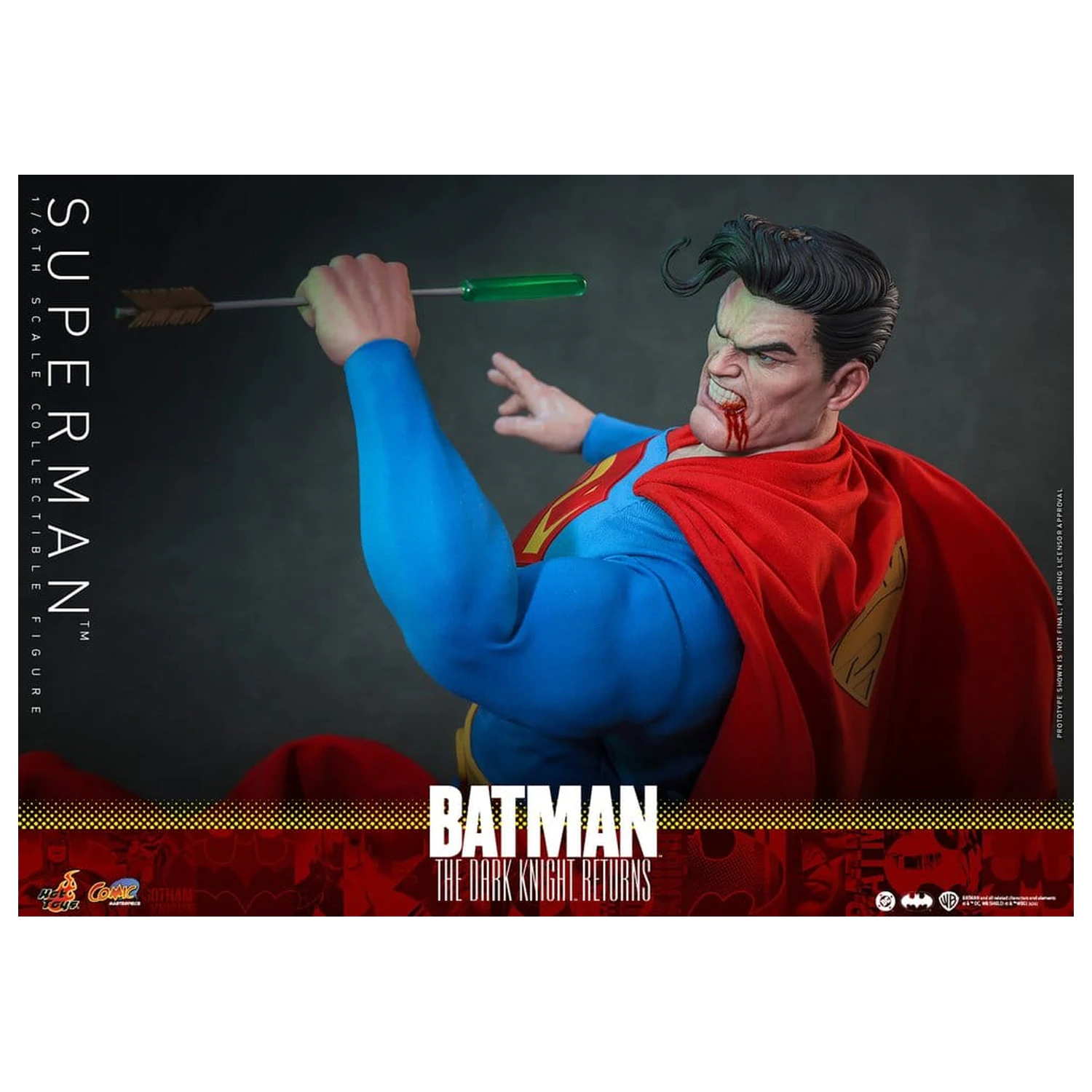 Batman: The Dark Knight Returns Comic Masterpiece Action Figure 1/6 Superman 34 cm product photo