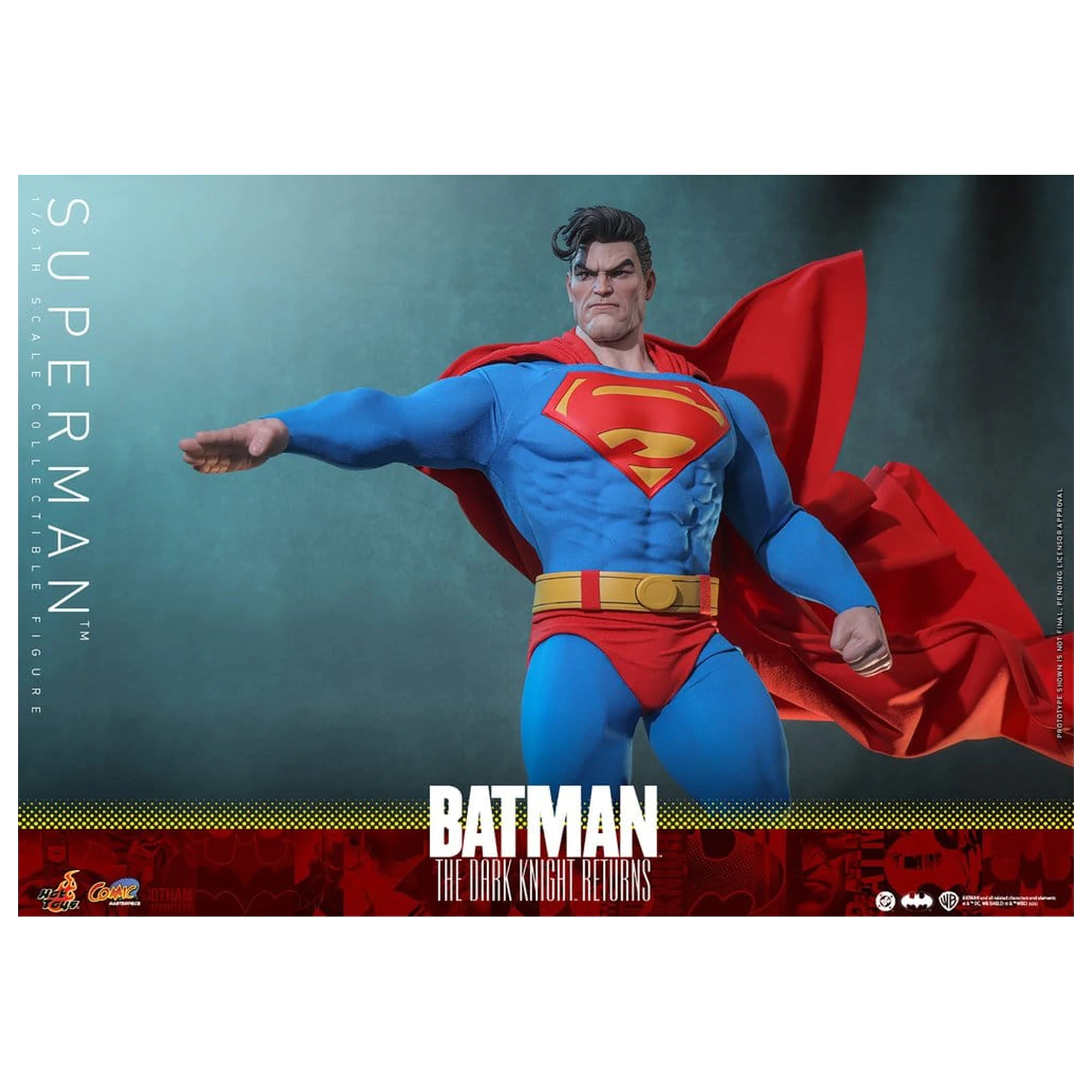 Batman: The Dark Knight Returns Comic Masterpiece Action Figure 1/6 Superman 34 cm product photo