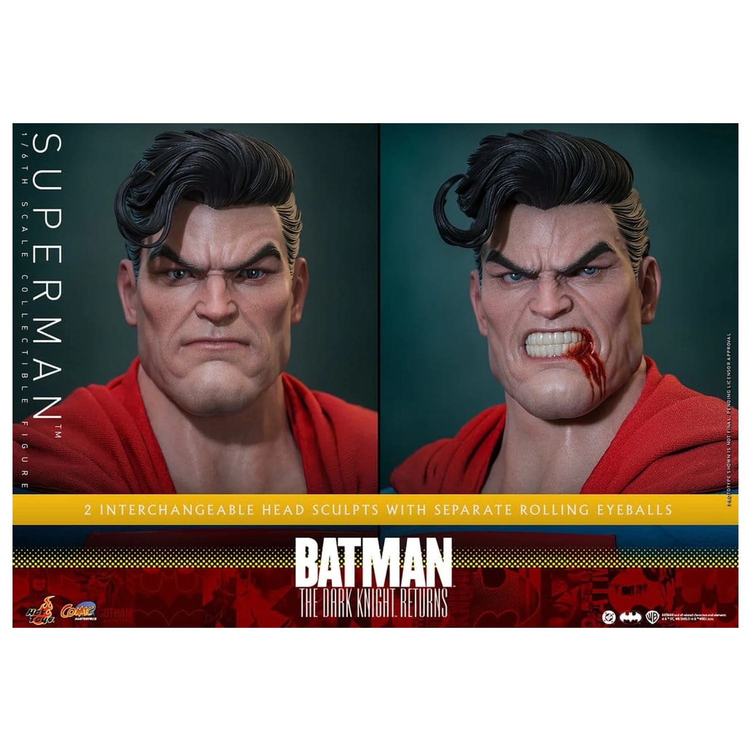 Batman: The Dark Knight Returns Comic Masterpiece Action Figure 1/6 Superman 34 cm product photo