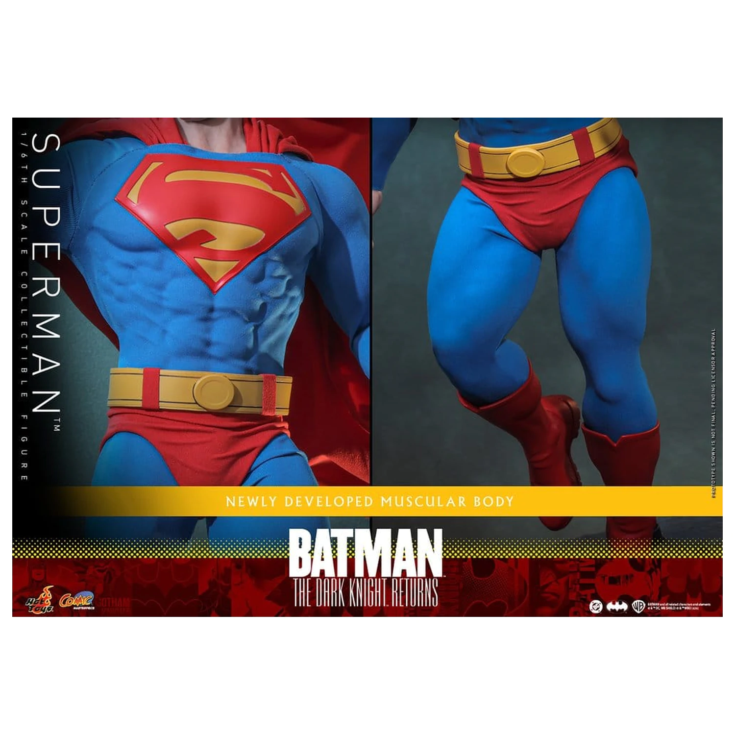 Batman: The Dark Knight Returns Comic Masterpiece Action Figure 1/6 Superman 34 cm product photo