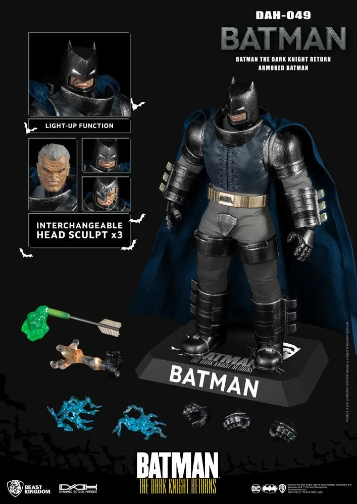 Batman The Dark Knight Returns Dynamic 8ction Heroes Action Figure 1/9 Armored Batman 21 cm termékfotó