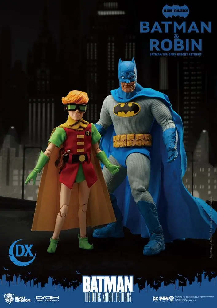 Batman The Dark Knight Returns Dynamic 8ction Heroes Action Figures 1/9 Batman &amp; Robin 16 - 21 cm product photo