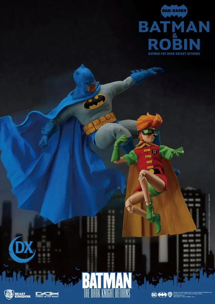 Batman The Dark Knight Returns Dynamic 8ction Heroes Action Figures 1/9 Batman &amp; Robin 16 - 21 cm product photo