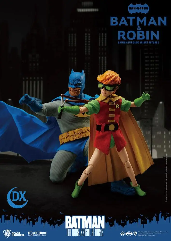 Batman The Dark Knight Returns Dynamic 8ction Heroes Action Figures 1/9 Batman &amp; Robin 16 - 21 cm product photo