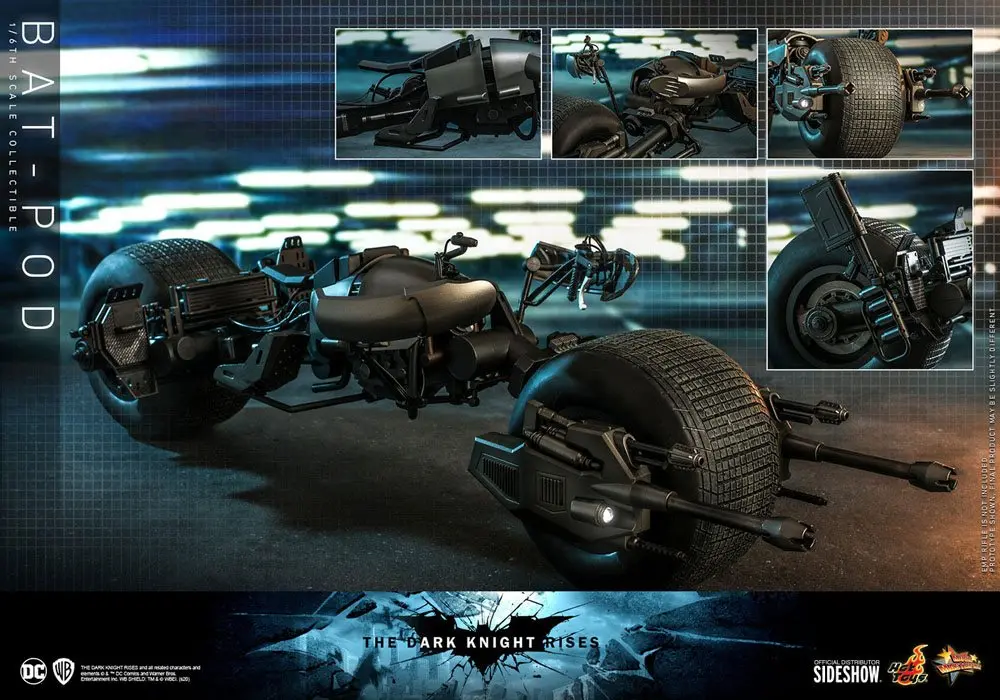 Batman The Dark Knight Rises Movie Masterpiece Action Figure 1/6 Bat-Pod 59 cm termékfotó