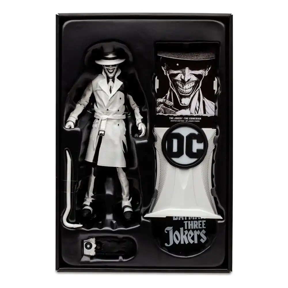 Batman: Three Jokers DC Multiverse Action Figure The Joker: The Comedian Sketch Edition (Gold Label) 18 cm product photo