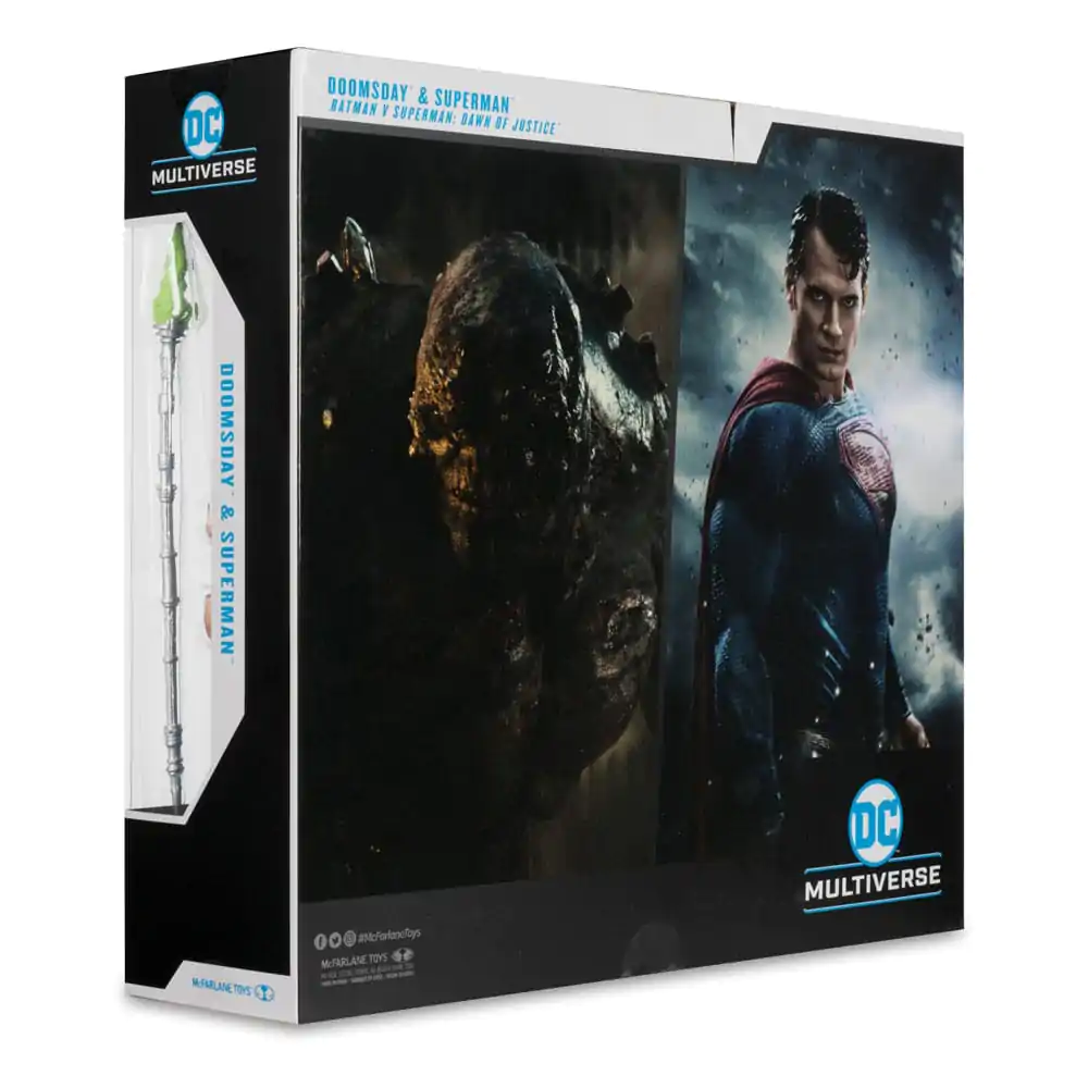 Batman v Superman: Dawn of Justice DC Multiverse Mega Action Figure 2-Pack Doomsday & Superman termékfotó