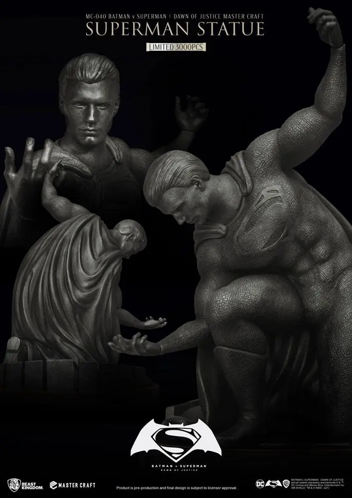 Batman v Superman Dawn Of Justice Master Craft Statue Superman 40 cm product photo