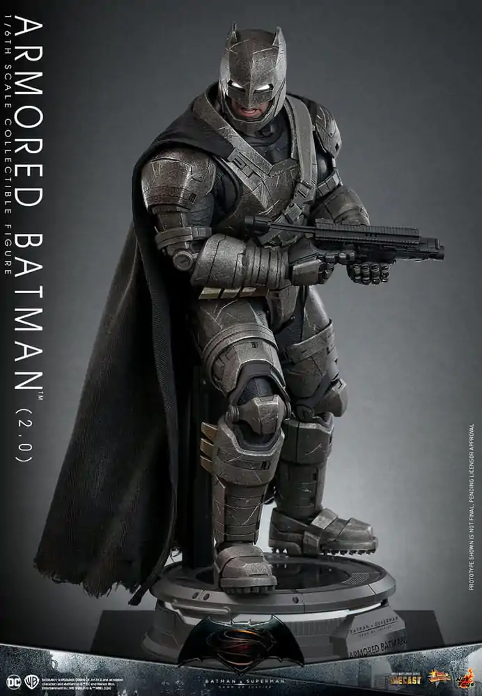 Batman v Superman: Dawn of Justice Movie Masterpiece Action Figure 1/6 Armored Batman 2.0 33 cm product photo