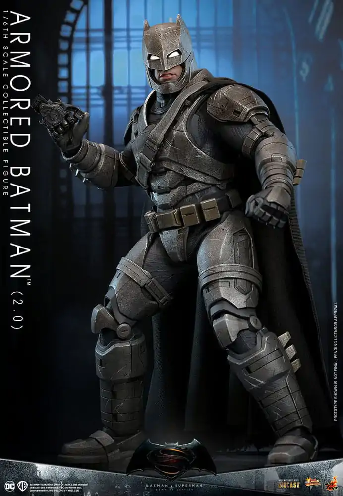 Batman v Superman: Dawn of Justice Movie Masterpiece Action Figure 1/6 Armored Batman 2.0 33 cm product photo