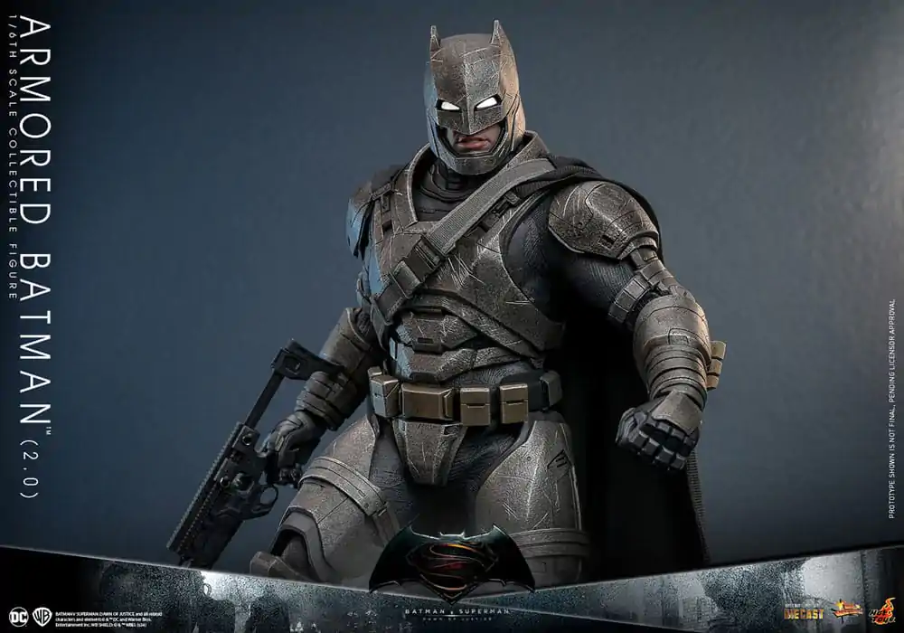 Batman v Superman: Dawn of Justice Movie Masterpiece Action Figure 1/6 Armored Batman 2.0 33 cm termékfotó