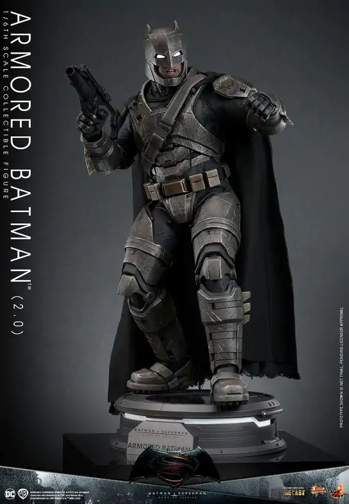 Batman v Superman: Dawn of Justice Movie Masterpiece Action Figure 1/6 Armored Batman 2.0 33 cm product photo