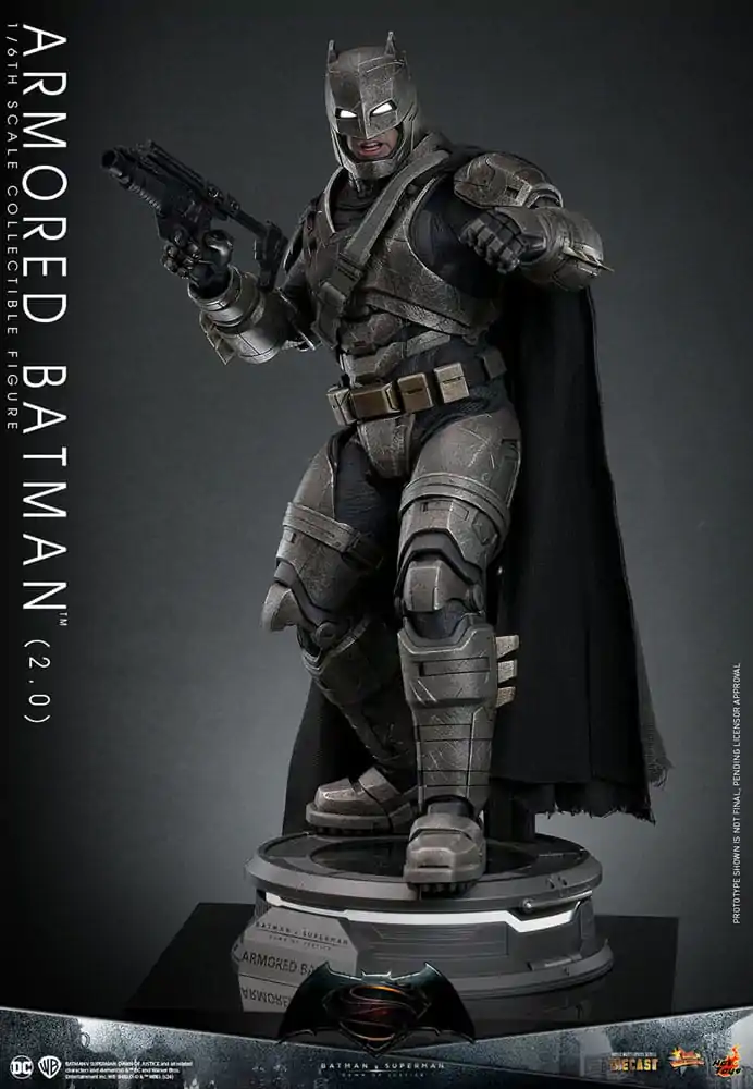 Batman v Superman: Dawn of Justice Movie Masterpiece Action Figure 1/6 Armored Batman 2.0 33 cm product photo