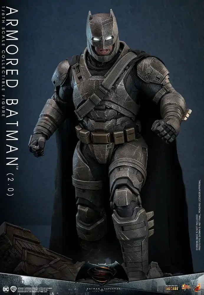 Batman v Superman: Dawn of Justice Movie Masterpiece Action Figure 1/6 Armored Batman 2.0 33 cm product photo