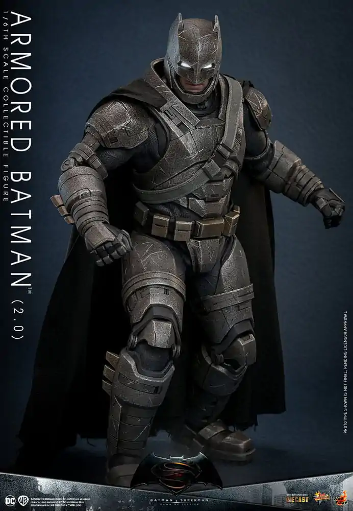 Batman v Superman: Dawn of Justice Movie Masterpiece Action Figure 1/6 Armored Batman 2.0 33 cm termékfotó