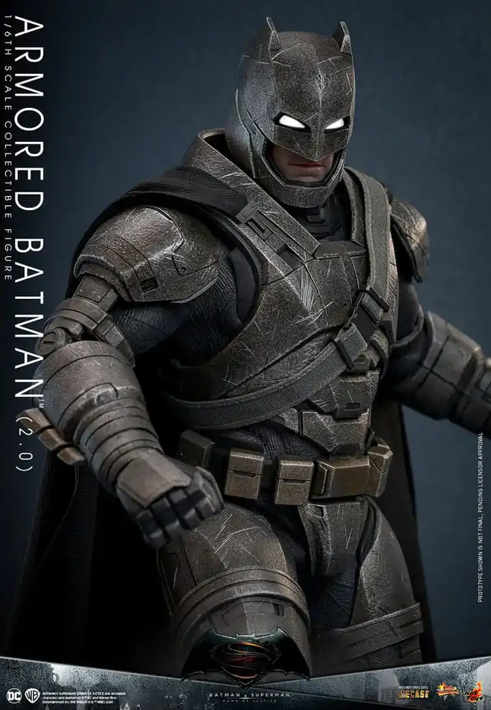 Batman v Superman: Dawn of Justice Movie Masterpiece Action Figure 1/6 Armored Batman 2.0 33 cm product photo