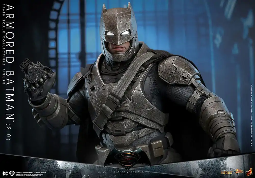 Batman v Superman: Dawn of Justice Movie Masterpiece Action Figure 1/6 Armored Batman 2.0 33 cm product photo