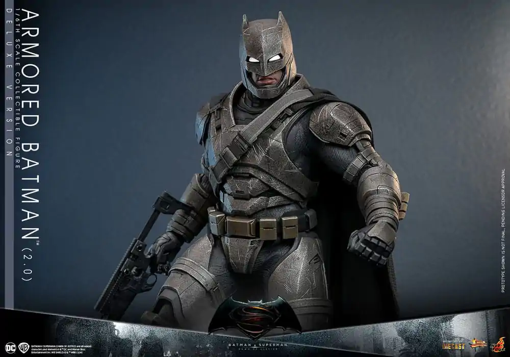 Batman v Superman: Dawn of Justice Movie Masterpiece Action Figure 1/6 Armored Batman 2.0 (Deluxe Version) 33 cm termékfotó