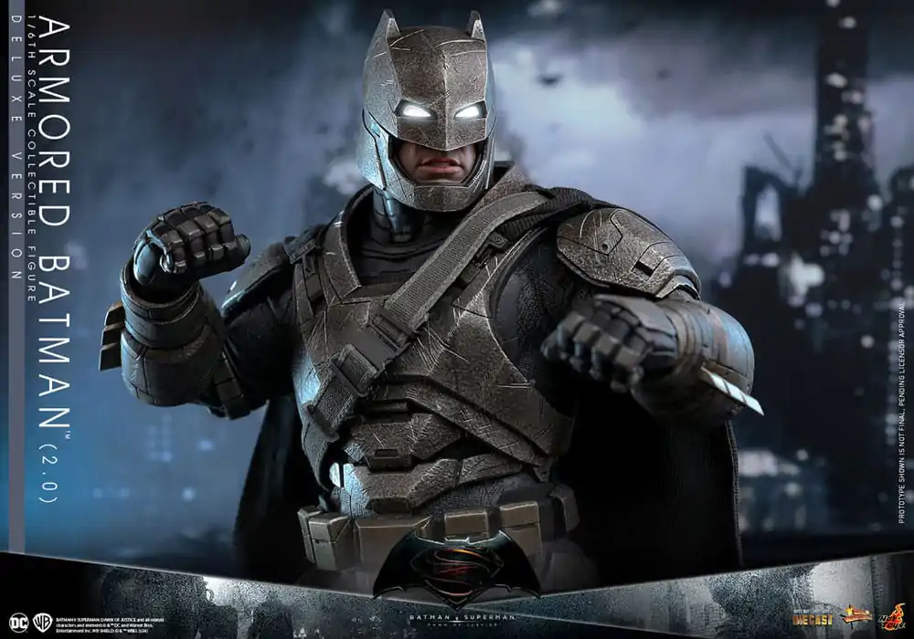 Batman v Superman: Dawn of Justice Movie Masterpiece Action Figure 1/6 Armored Batman 2.0 (Deluxe Version) 33 cm termékfotó