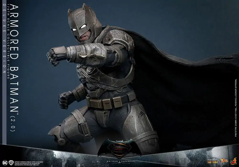 Batman v Superman: Dawn of Justice Movie Masterpiece Action Figure 1/6 Armored Batman 2.0 (Deluxe Version) 33 cm termékfotó