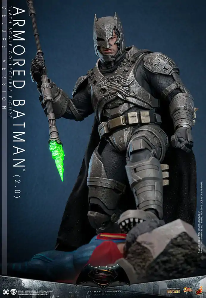 Batman v Superman: Dawn of Justice Movie Masterpiece Action Figure 1/6 Armored Batman 2.0 (Deluxe Version) 33 cm termékfotó