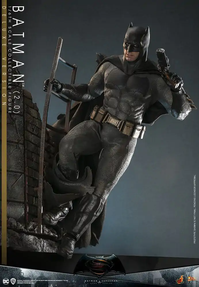 Batman v Superman: Dawn of Justice Movie Masterpiece Action Figure 1/6 Batman 2.0 (Deluxe Version) 32 cm product photo