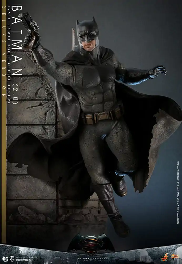 Batman v Superman: Dawn of Justice Movie Masterpiece Action Figure 1/6 Batman 2.0 (Deluxe Version) 32 cm product photo