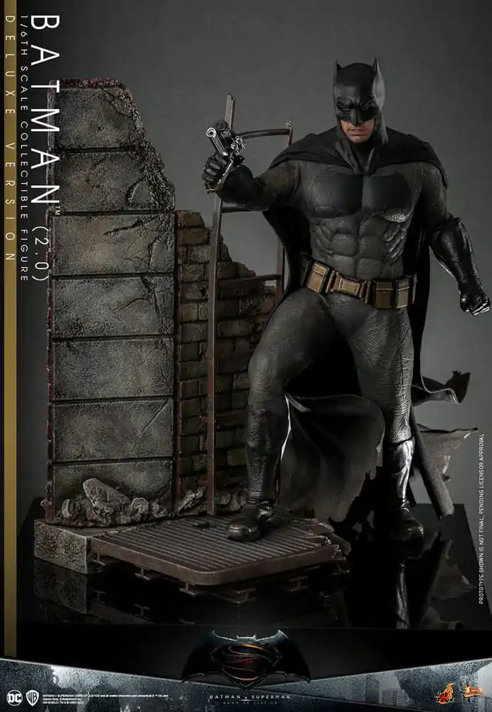 Batman v Superman: Dawn of Justice Movie Masterpiece Action Figure 1/6 Batman 2.0 (Deluxe Version) 32 cm product photo