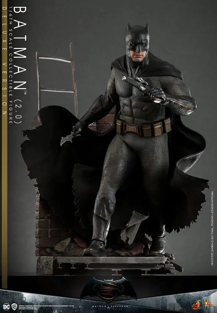 Batman v Superman: Dawn of Justice Movie Masterpiece Action Figure 1/6 Batman 2.0 (Deluxe Version) 32 cm product photo