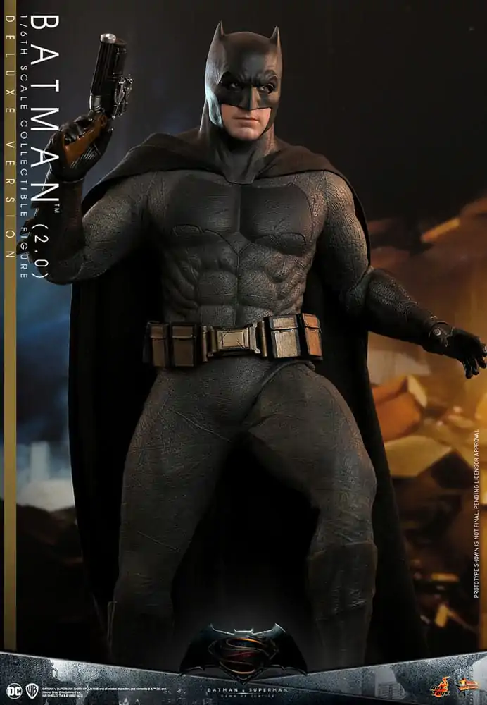 Batman v Superman: Dawn of Justice Movie Masterpiece Action Figure 1/6 Batman 2.0 (Deluxe Version) 32 cm product photo