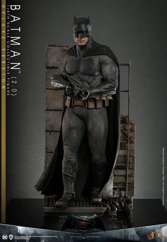 Batman v Superman: Dawn of Justice Movie Masterpiece Action Figure 1/6 Batman 2.0 (Deluxe Version) 32 cm product photo