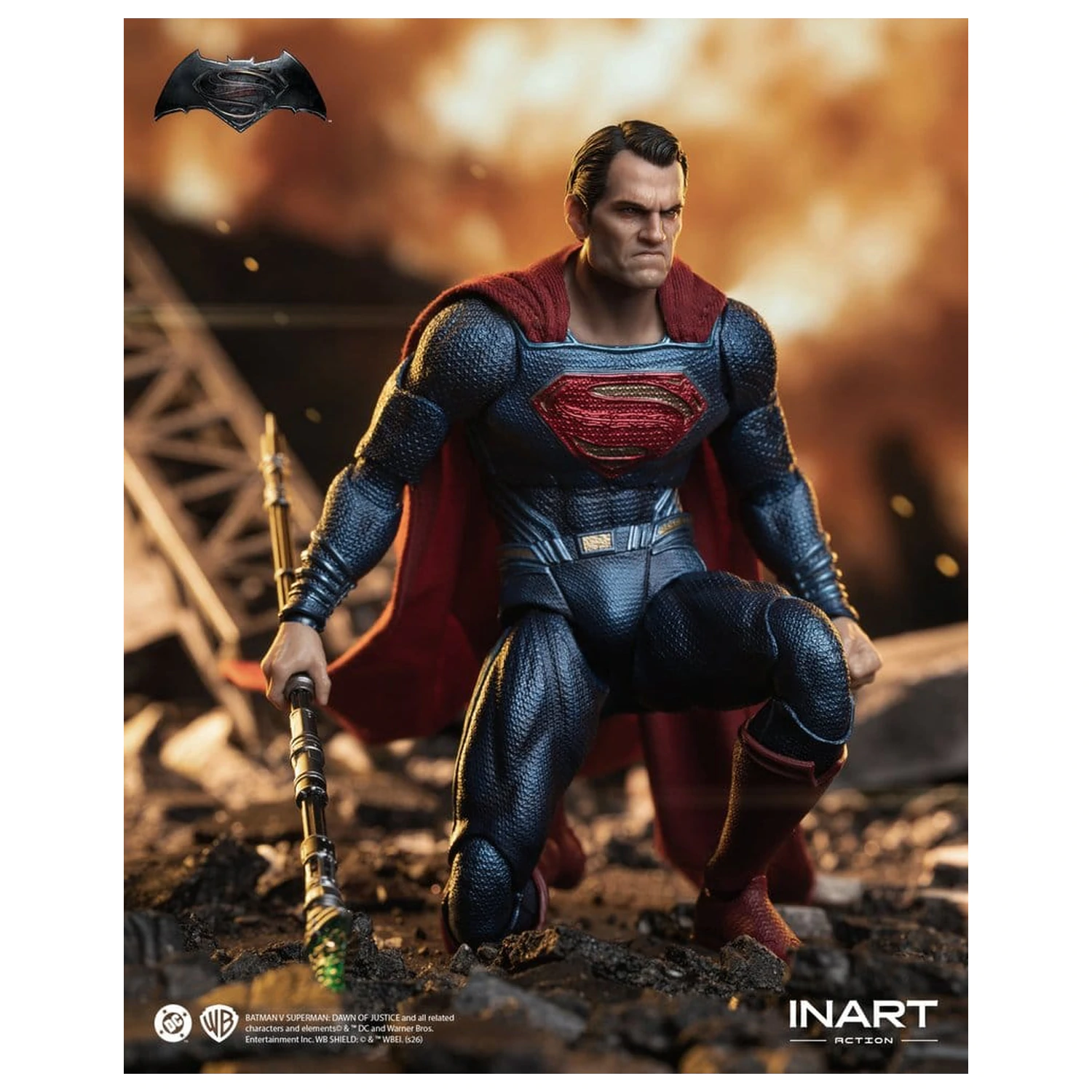 Batman vs Superman: Dawn of Justice Action Figure 1/12 Superman 17 cm product photo
