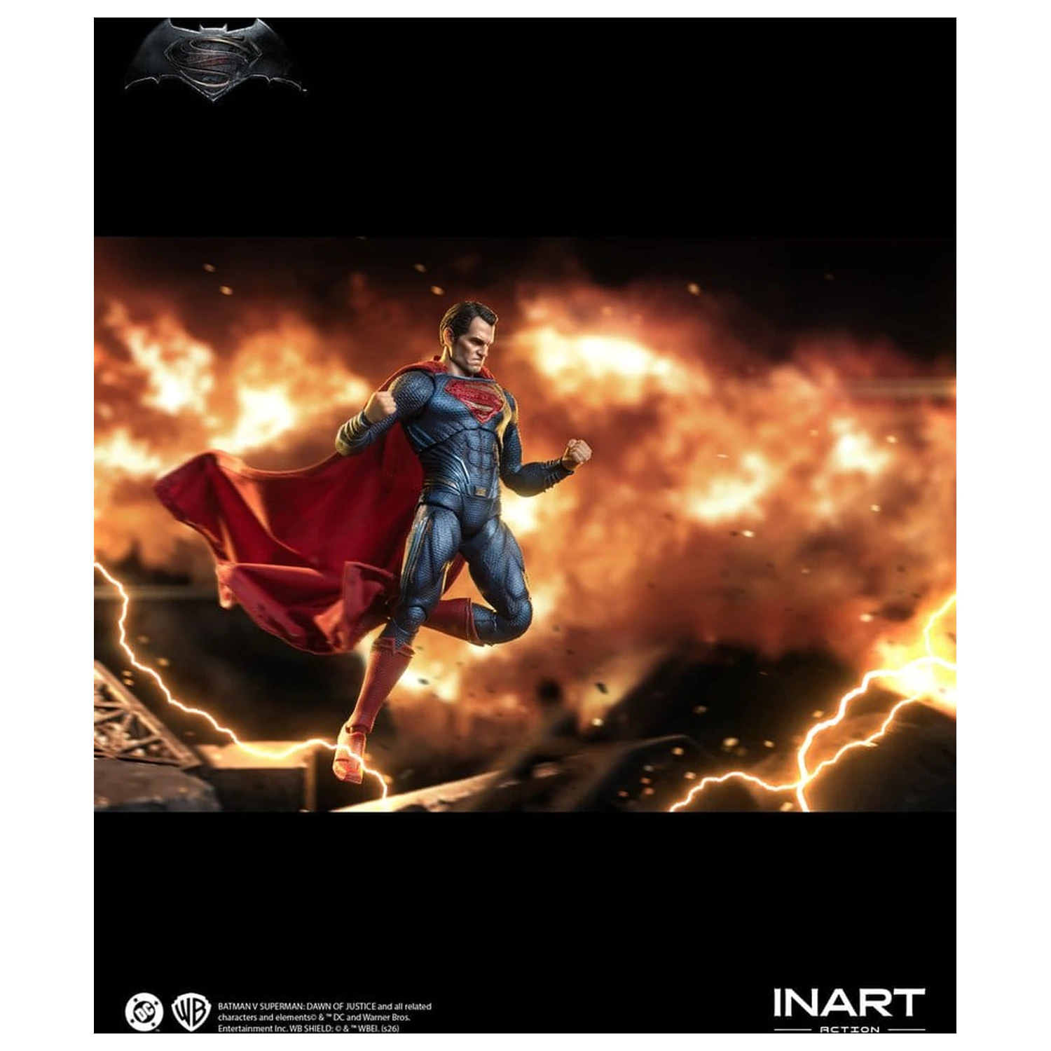Batman vs Superman: Dawn of Justice Action Figure 1/12 Superman 17 cm product photo