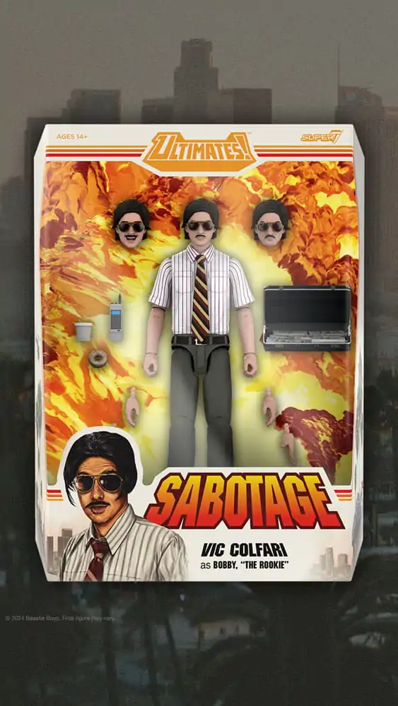 Beastie Boys Ultimates Action Figure Wave 1 Vic Colfari as Bobby "The Rookie" 18 cm termékfotó