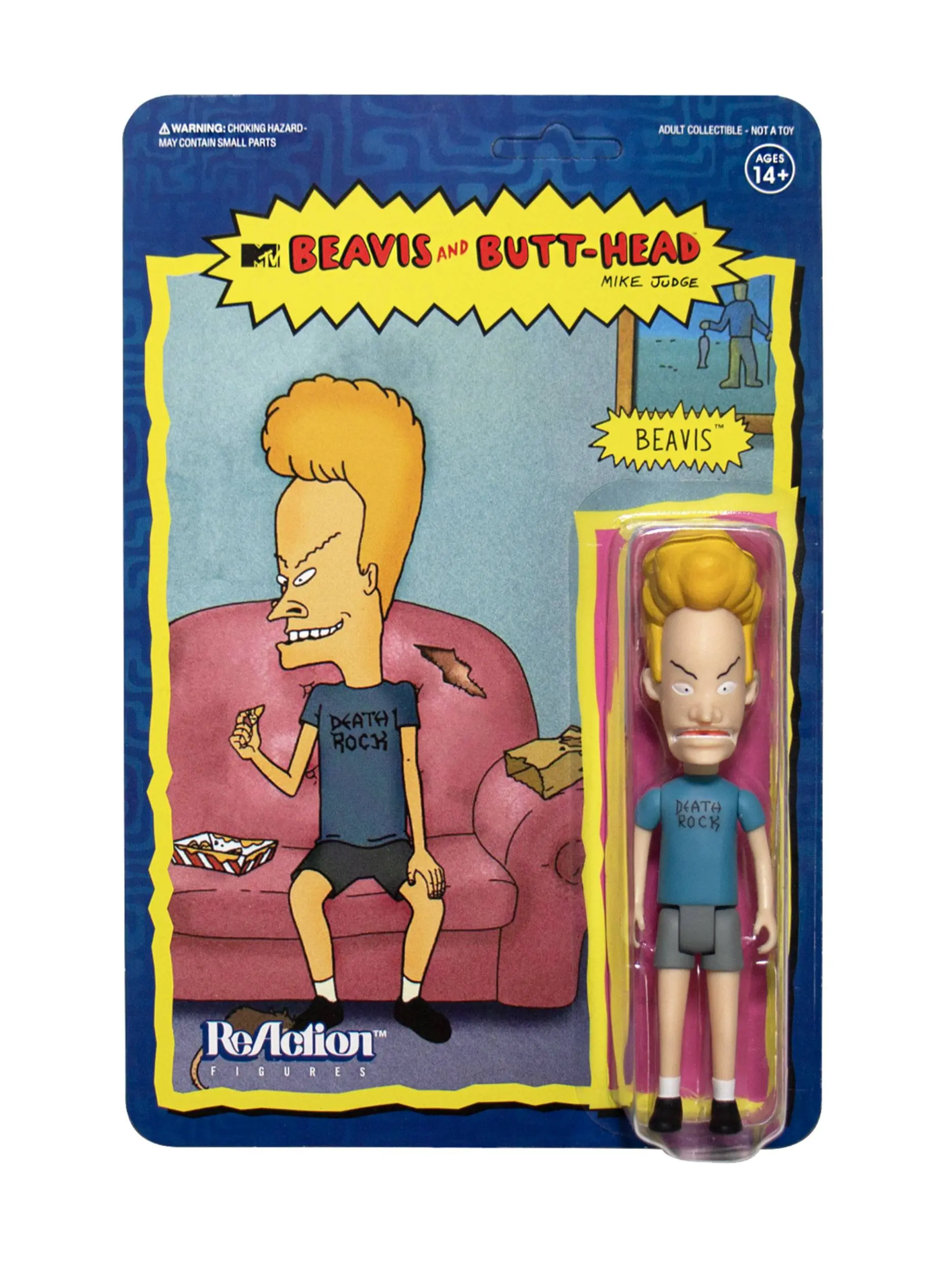 Beavis &amp; Butt-Head ReAction Action Figure Wave 1 Beavis 10 cm product photo