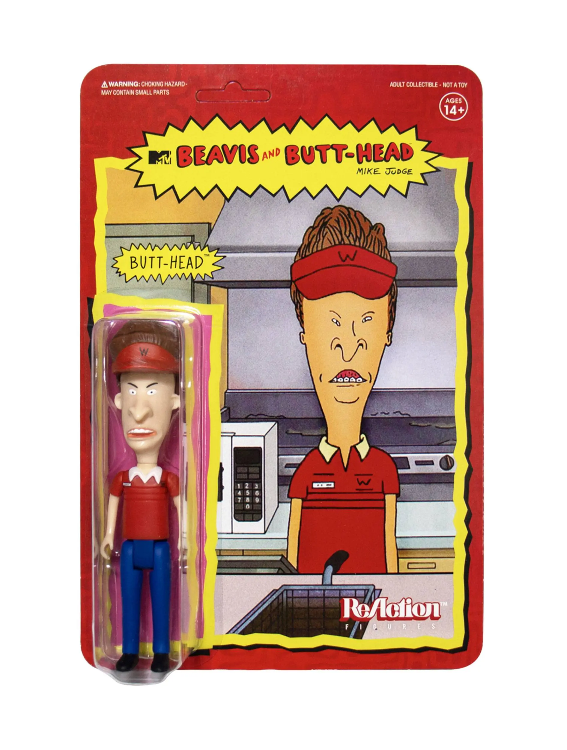 Beavis & Butt-Head ReAction Action Figure Wave 1 Burger World Butthead 10 cm product photo