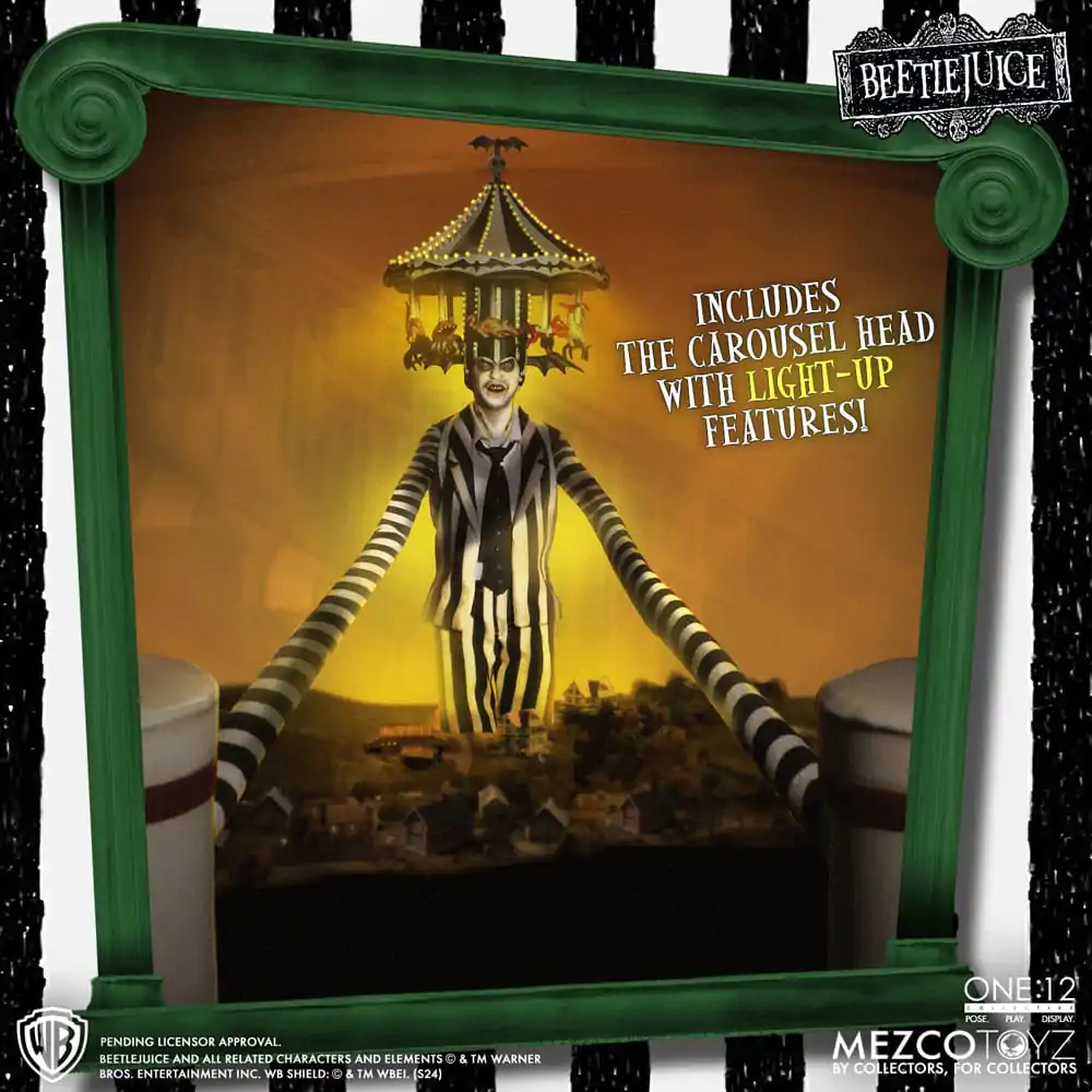 Beetlejuice Action Figure 1/12 Beetlejuice Deluxe Edition 18 cm termékfotó