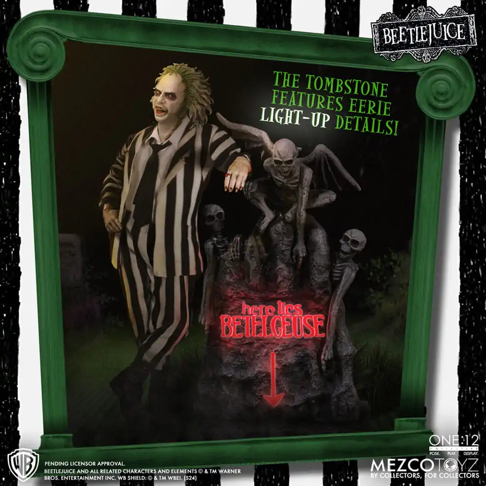 Beetlejuice Action Figure 1/12 Beetlejuice Deluxe Edition 18 cm termékfotó