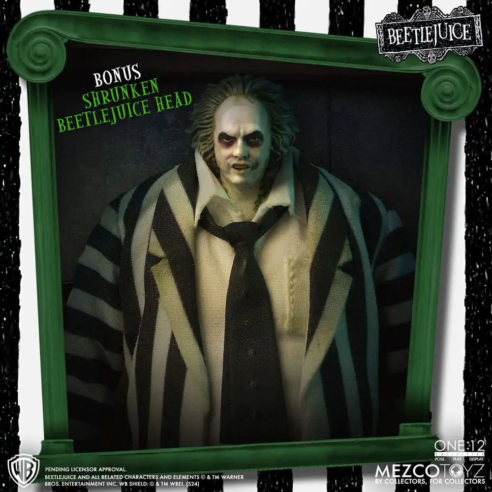 Beetlejuice Action Figure 1/12 Beetlejuice Deluxe Edition 18 cm termékfotó