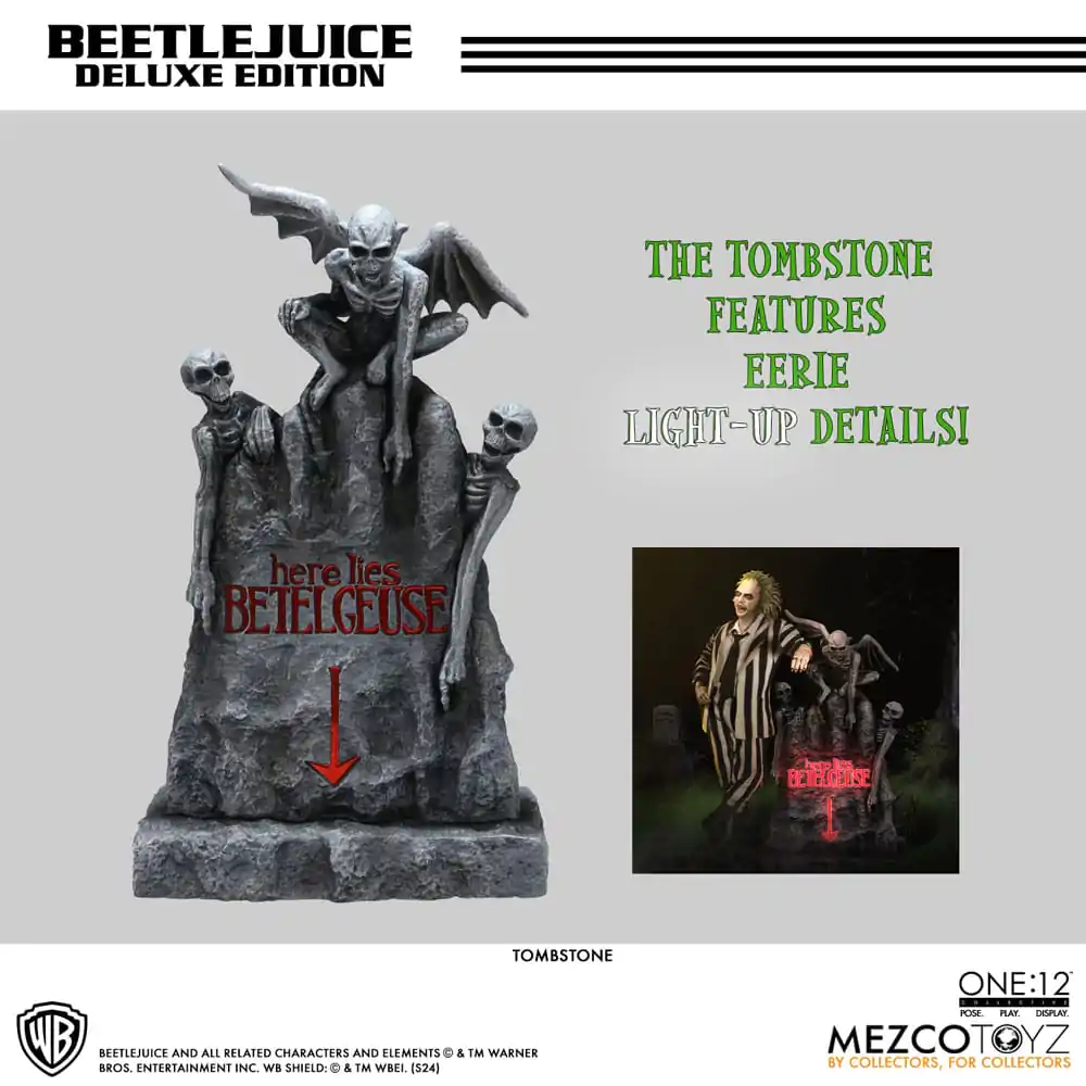 Beetlejuice Action Figure 1/12 Beetlejuice Deluxe Edition 18 cm termékfotó