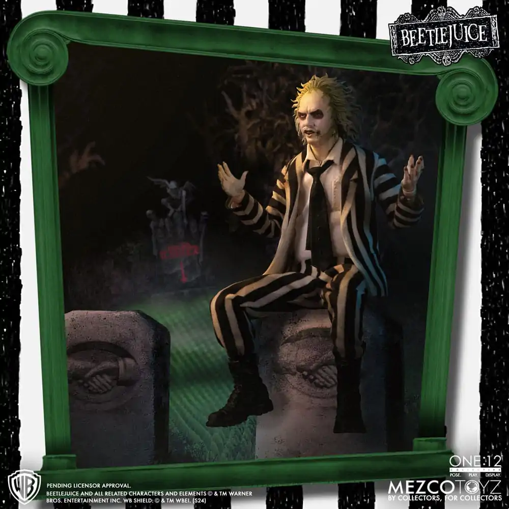 Beetlejuice Action Figure 1/12 Beetlejuice Deluxe Edition 18 cm termékfotó