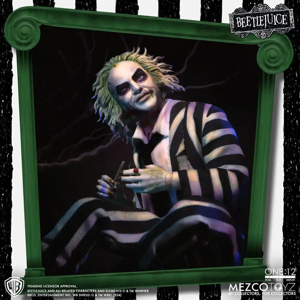 Beetlejuice Action Figure 1/12 Beetlejuice Deluxe Edition 18 cm termékfotó