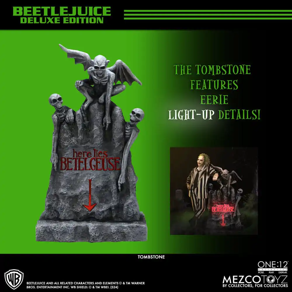 Beetlejuice Action Figure 1/12 Beetlejuice Deluxe Edition 18 cm termékfotó