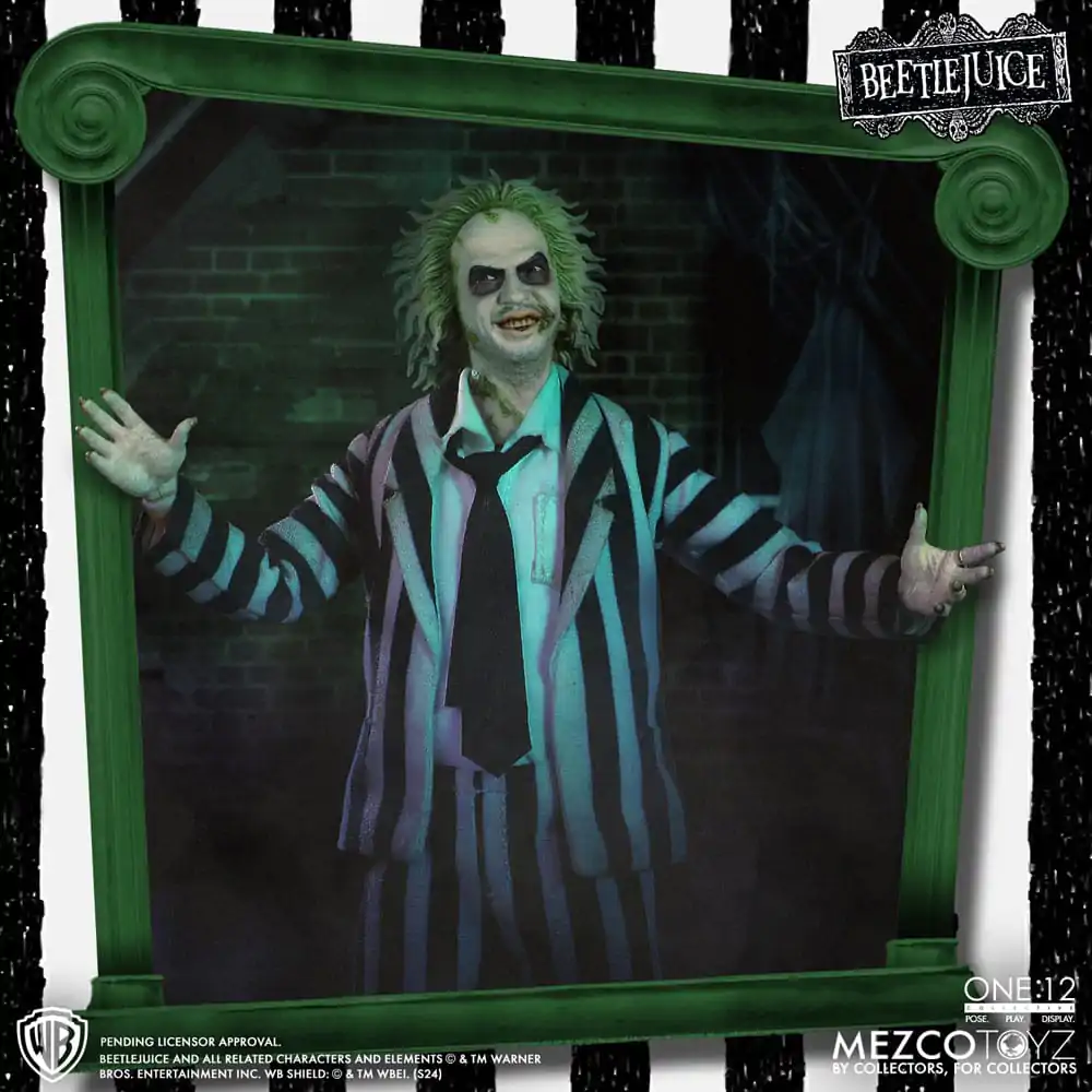 Beetlejuice Action Figure 1/12 Beetlejuice Deluxe Edition 18 cm termékfotó